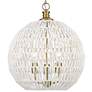 Florence 18 1/2"W Brushed Champagne Bronze 3-Light Pendant