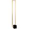 Florence Aged Brass Metal LED Floor Lamp