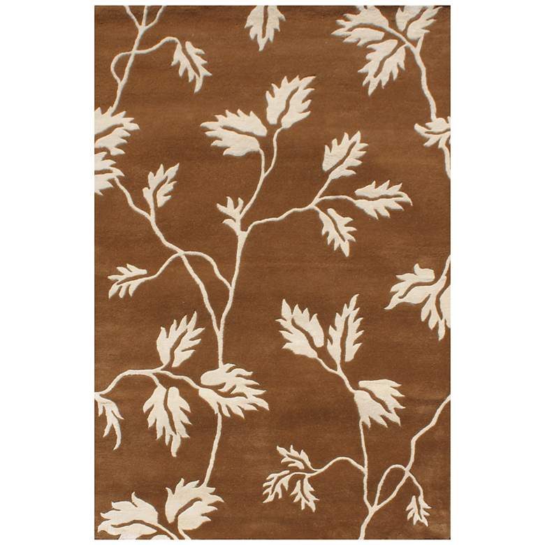 Image 1 Florence Collection 4606 5&#39;x8&#39; Brown and Beige Area Rug