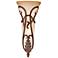 Florentine Collection Ecru Glass 24" High Wall Sconce