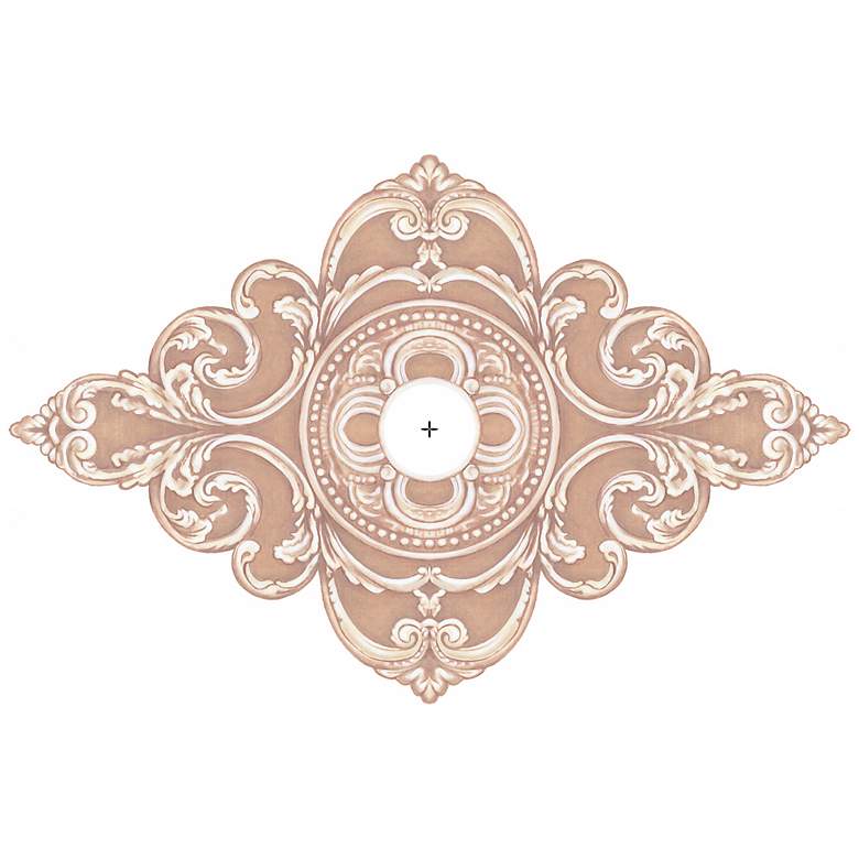 Image 1 Florentine Giclee 36" Wide Repositionable Ceiling Medallion