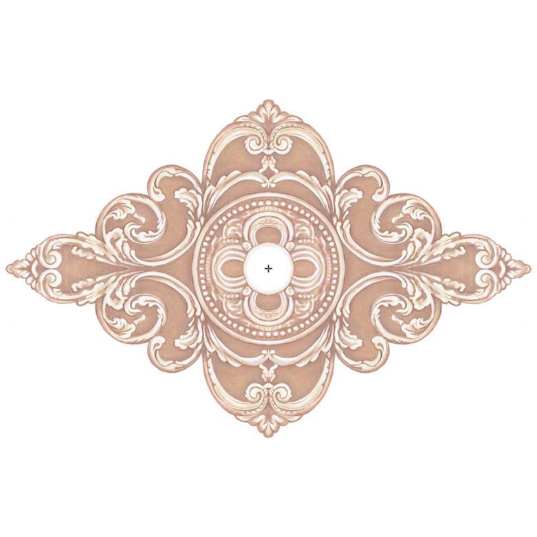 Image 2 Florentine Giclee 48 inch Wide Repositionable Ceiling Medallion