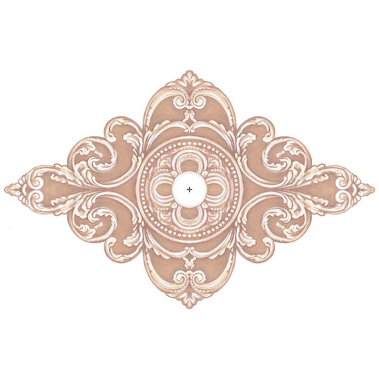 Image 1 Florentine Giclee 48" Wide Repositionable Ceiling Medallion