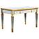 Florentine Gold 3-Drawer Mirror Desk