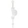 Florian 19 1/2" High Gesso White Wall Sconce