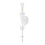 2_Florian 19 1/2" High Gesso White Wall Sconce more views
