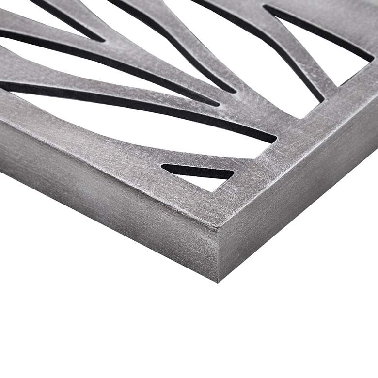 Image 3 Florian Carved 38 1/2"H Reclaimed Gray 2-Piece Wall Art Set more views