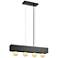 Floriann 35 1/2" Wide Black LED Kitchen Island Light Pendant