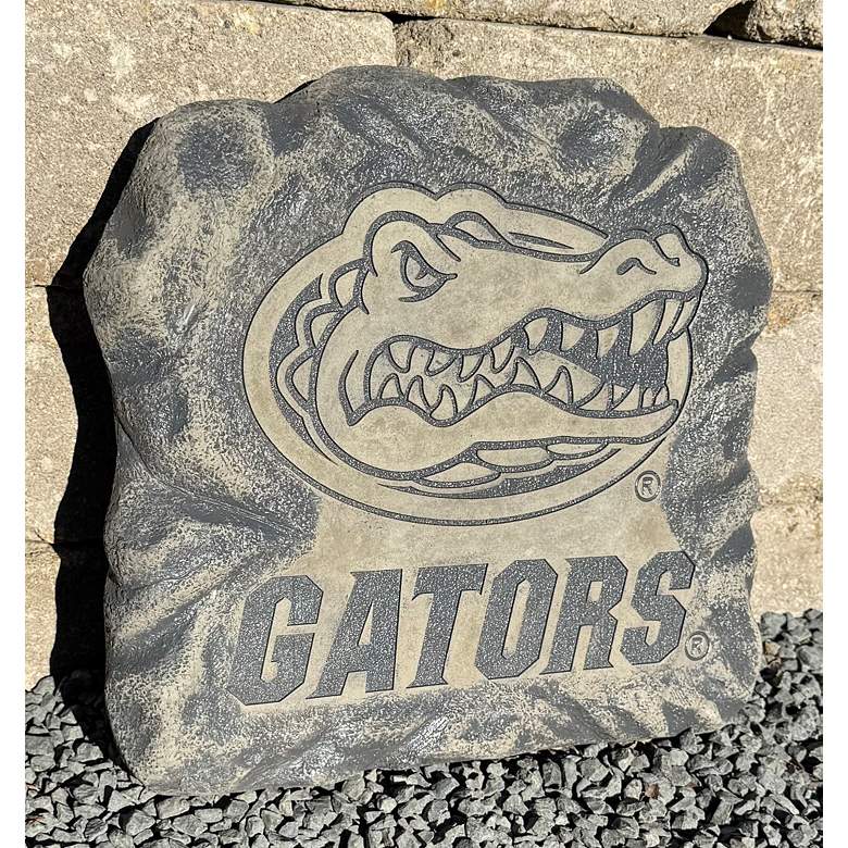 Image 1 Florida Gator 11" High Trevia Graystone Stepping Stone