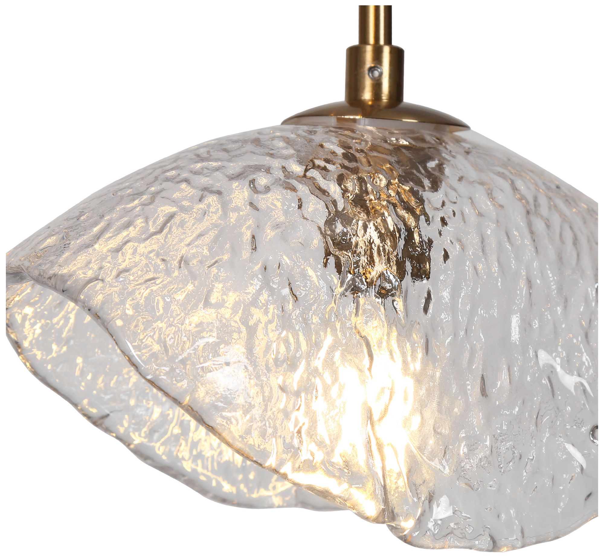 Image 4 Floski 3-Light Gold Glass Cluster Island Pendant Light - Made to Order more views