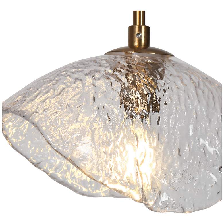 Image 4 Floski 3-Light Gold Glass Cluster Island Pendant Light more views