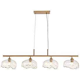 Image1 of Floski 4-Light Glass Island Chandelier