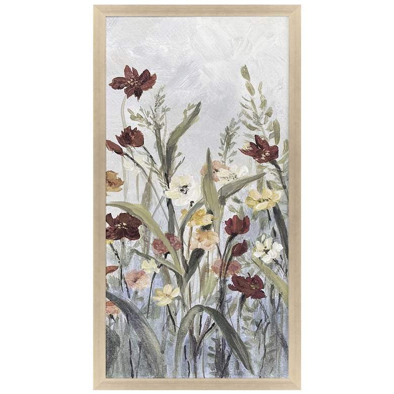Image 1 Flourish Wild Flower I 27"W x 51"H Framed Wall Art