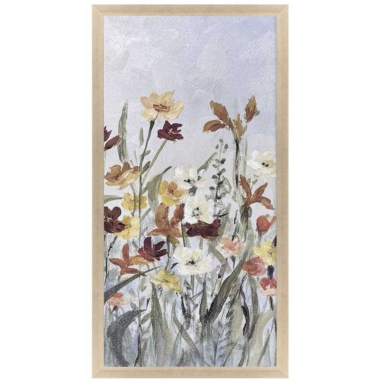 Image 1 Flourish Wild Flower II 27"W x 51"H Framed Wall Art
