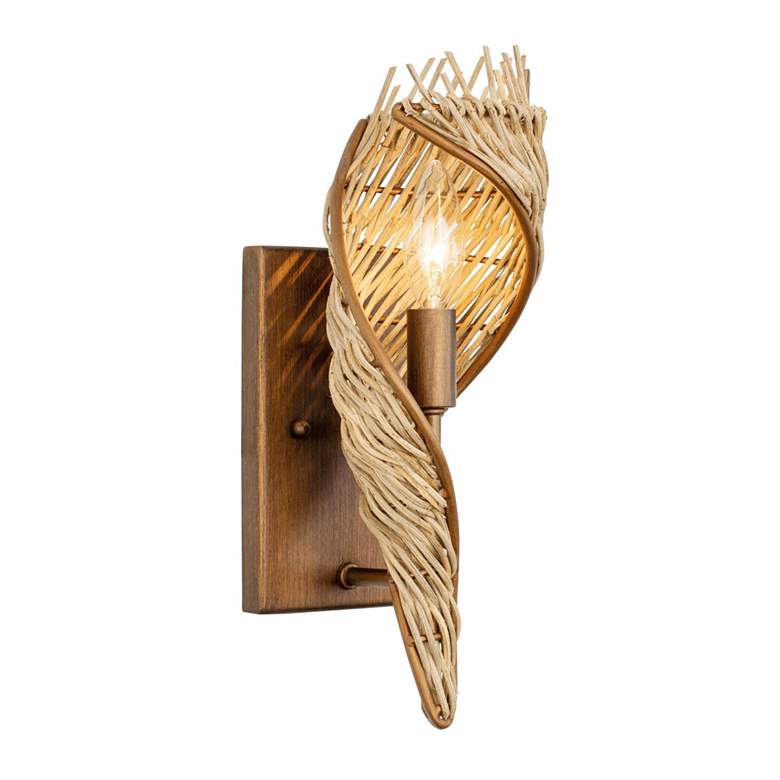 Image 4 Flow 1-Lt Right Sconce - Baguette/Natural Rattan more views
