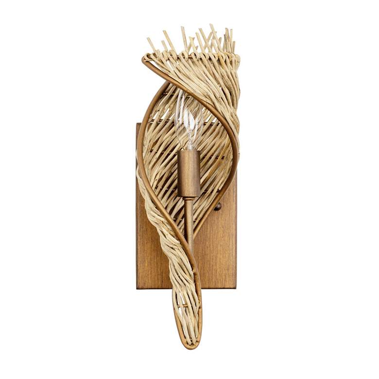 Image 6 Flow 1-Lt Right Sconce - Baguette/Natural Rattan more views