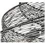 4_Flow 18" Wide 3-Lt Steel Twist Pendant more views