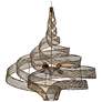 3_Flow 8-Light Twist Pendant - Hammered Ore more views