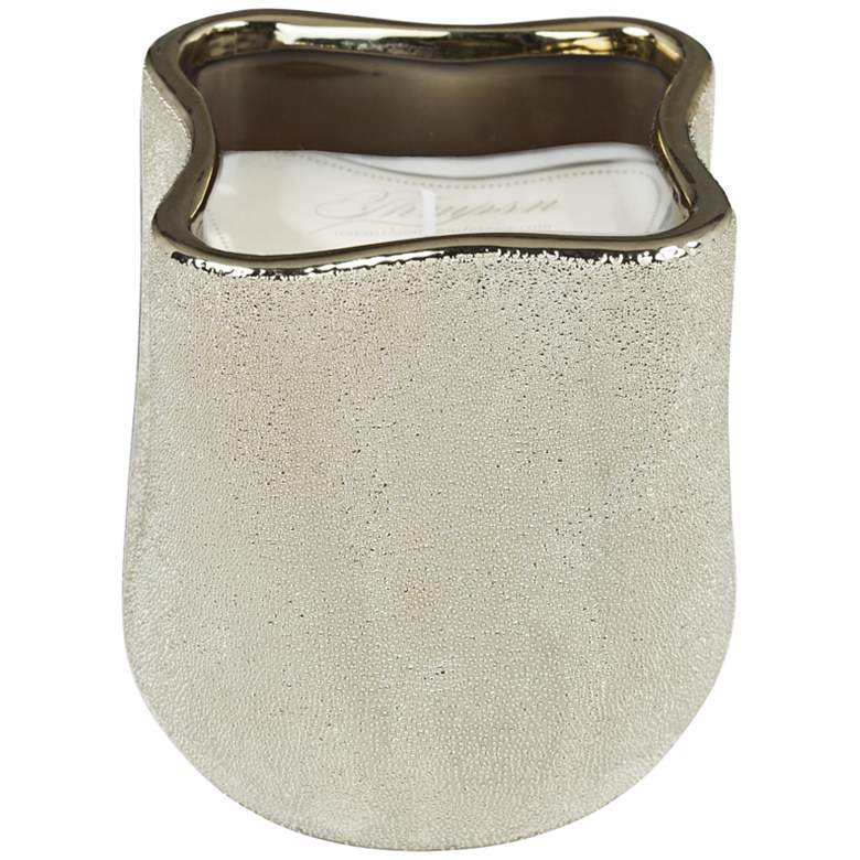 Image 1 Flow Metallic Champagne Winter Woods Scented Candle