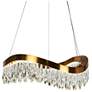2_Flowarop 1-Light LED Crystal Drum Chandelier