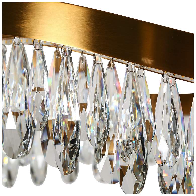 Image 6 Flowarop 1-Light LED Crystal Drum Chandelier more views