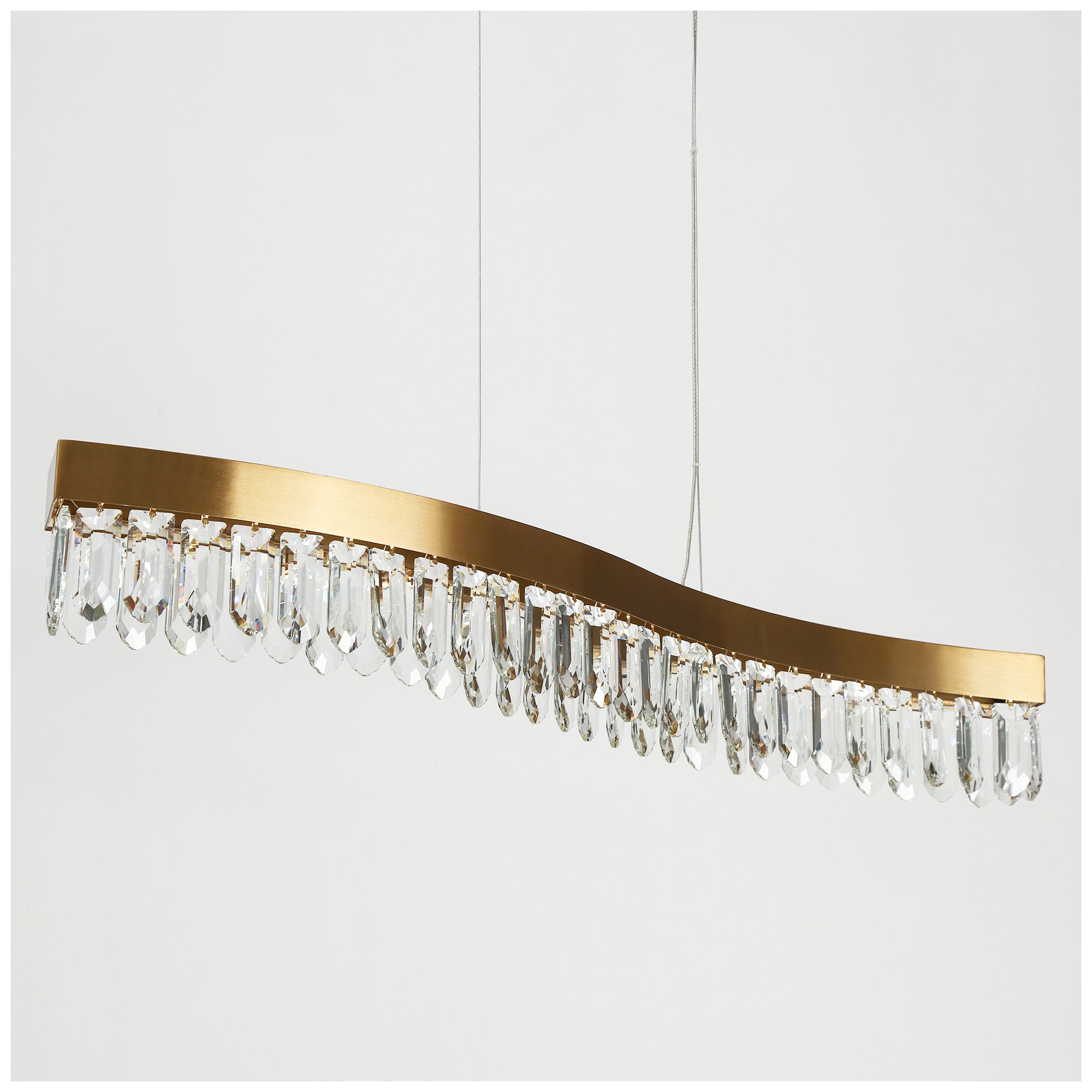 Image 3 Flowarop 1-Light LED Crystal Island Chandelier - Made to Order more views