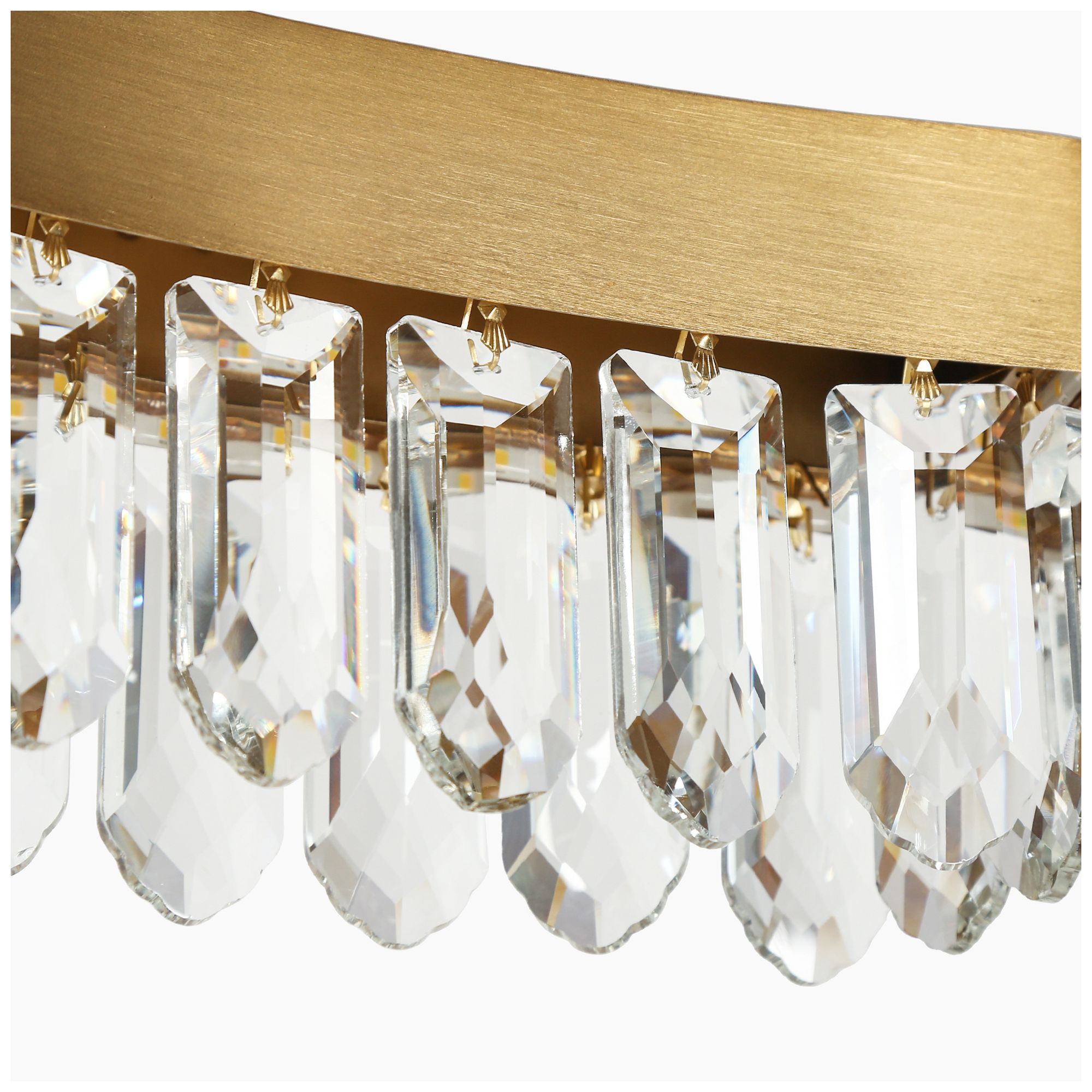 Flowarop 1-Light LED Crystal Island Chandelier - Made to Order