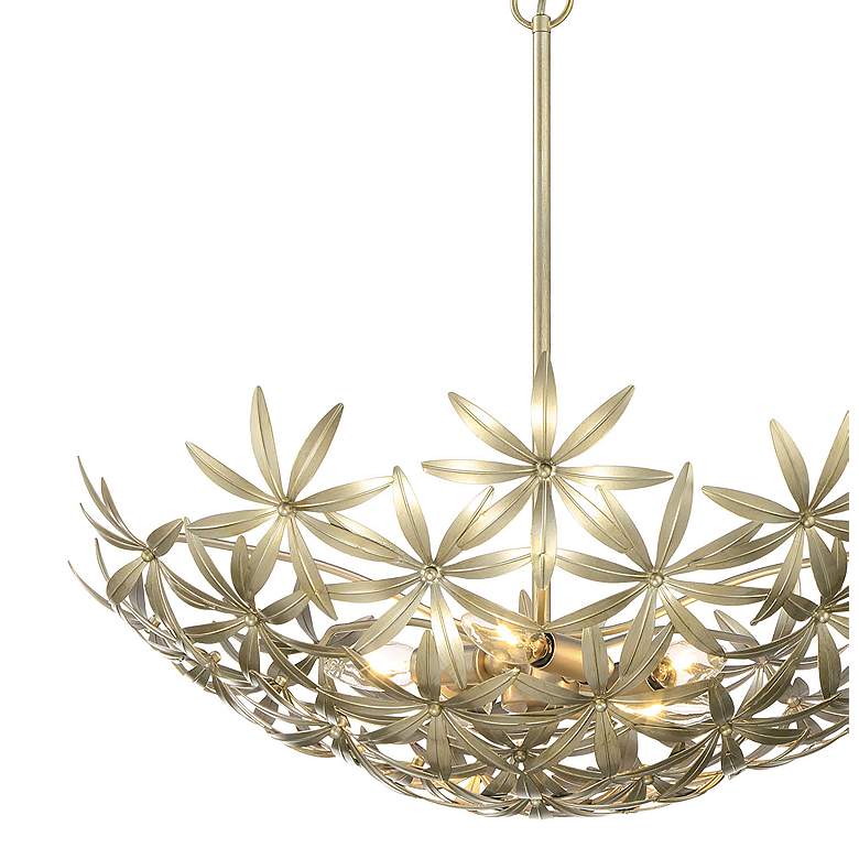 Image 2 Flower Child 21" Wide Ambry Gold 4-Light Pendant more views