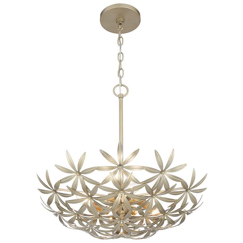 Image 3 Flower Child 21" Wide Ambry Gold 4-Light Pendant more views