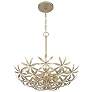 3_Flower Child 21" Wide Ambry Gold 4-Light Pendant more views