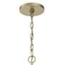 4_Flower Child 21" Wide Ambry Gold 4-Light Pendant more views