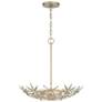 5_Flower Child 21" Wide Ambry Gold 4-Light Pendant more views