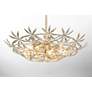 6_Flower Child 21" Wide Ambry Gold 4-Light Pendant more views