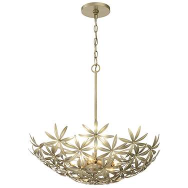 Flower Child 21" Wide Ambry Gold 4-Light Pendant