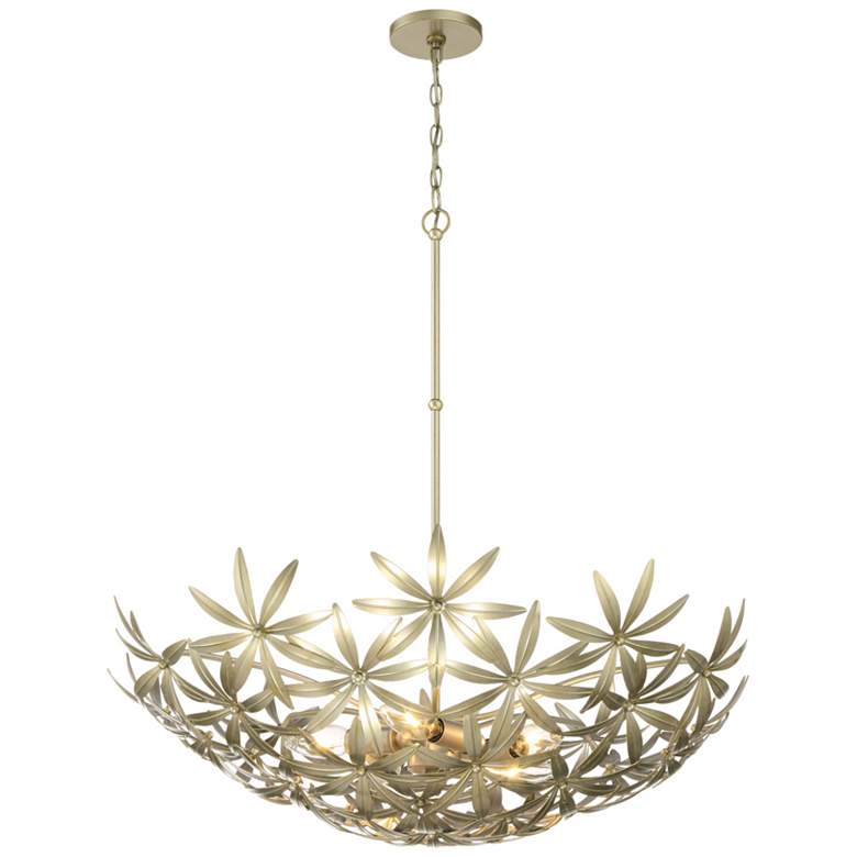 Image 2 Flower Child 30" Wide Ambry Gold 5-Light Chandelier