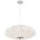 Flower Cloud 22 1/2" Wide Contemporary White Pendant