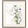 Flower Cluster II 40" High Framed Giclee Wall Art