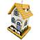 Flower Cottage Bold Yellow Birdfeeder