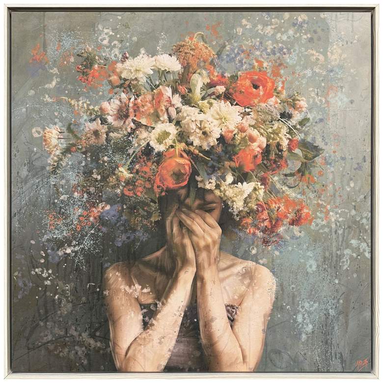 Image 1 Flower Face 42"W x 42"H Canvas