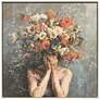 1_Flower Face 42"W x 42"H Canvas