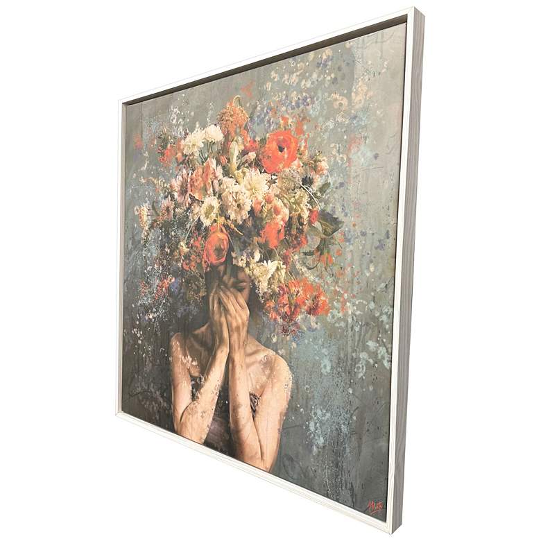 Image 2 Flower Face 42"W x 42"H Canvas more views