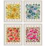 2_Flower Market 17"W x 21"H Framed Art - Set of 4