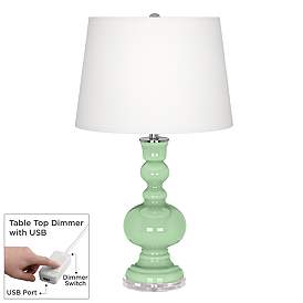 Image1 of Flower Steam Apothecary Table Lamp with Dimmer