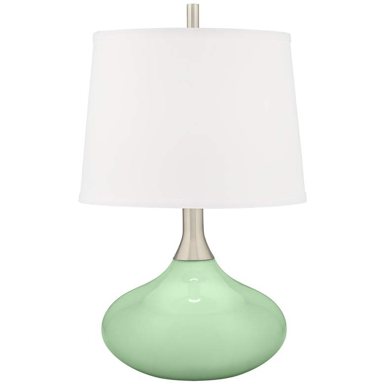 Image 2 Flower Steam Felix Modern Table Lamp with Table Top Dimmer