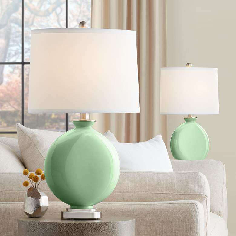 Image 1 Flower Stem Carrie Table Lamps Set of 2 from Color Plus