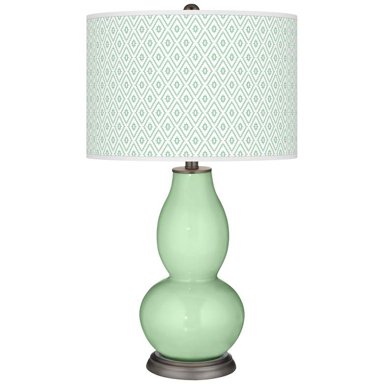 Image 1 Flower Stem Diamonds Double Gourd Table Lamp