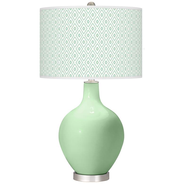 Image 1 Flower Stem Diamonds Ovo Table Lamp