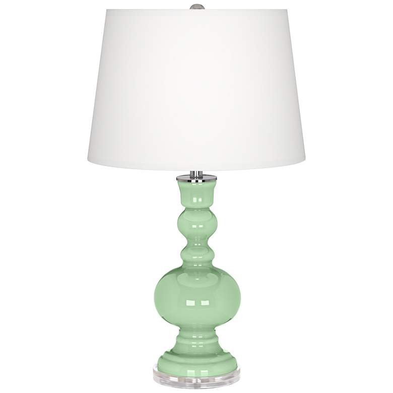 Image 2 Flower Stem Green Apothecary Table Lamp