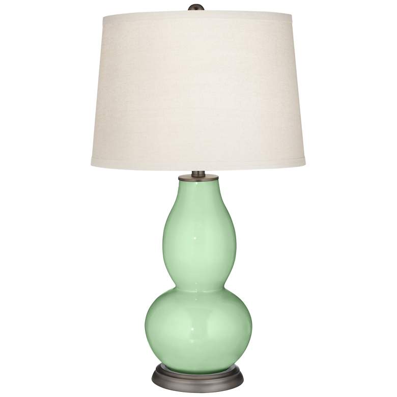 Image 2 Flower Stem Green Double Gourd Table Lamp from Color Plus