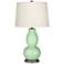Flower Stem Green Double Gourd Table Lamp from Color Plus